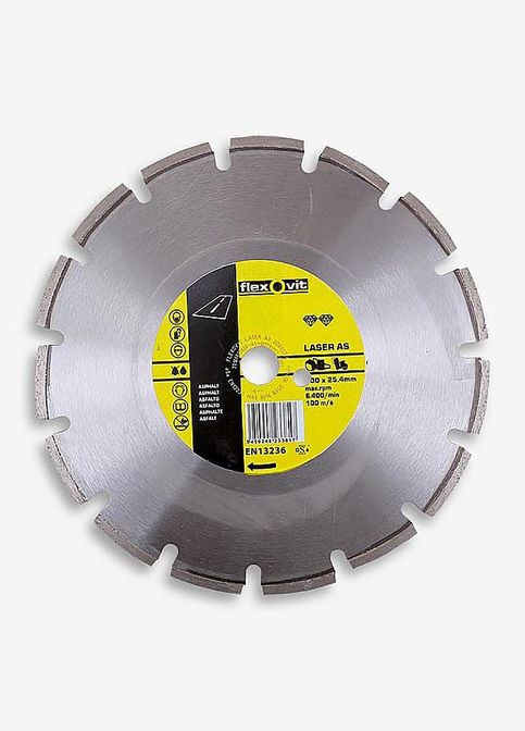 Круг алмазний сегментний 400х3,2х25,4 мм FLEXOVІТ LASER AS сегмент 7 мм асфальт 70184626407 (13890) Flexovit (295043131)
