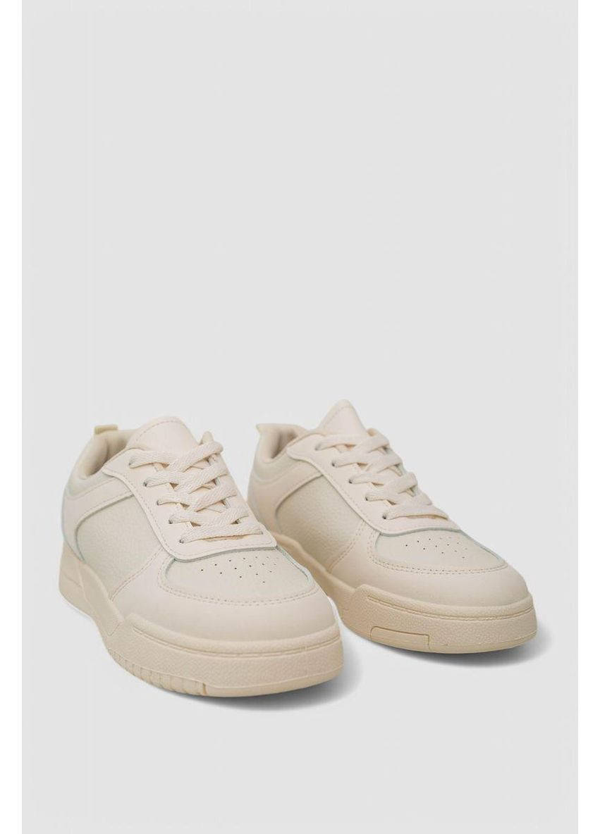 Бежеві кеди жіночі однотонні,, 248rad150 Ager