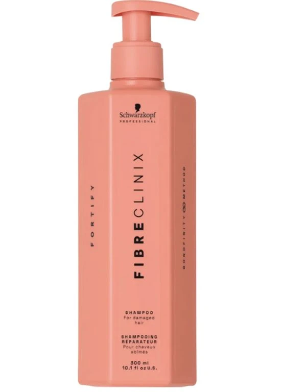 Шампунь для поврежденных волос Fibre Clinix Fortify Shampoo, 300 мл Schwarzkopf (396354873)