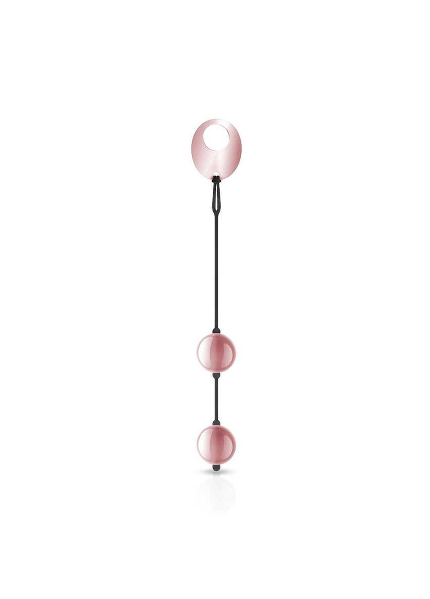 Металлические вагинальные шарики Nouveau Kegel Balls, вес 376гр, диаметр 2,8см - CherryLove Rosy Gold (282676193)
