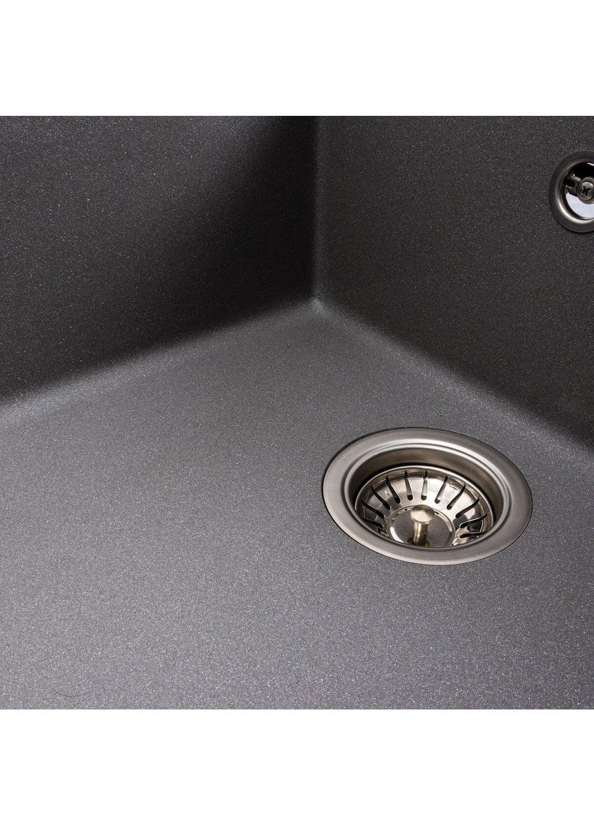 Кухонна мийка гранітна матова 7050 CASCADA Сірий мусон Valeso (372477444)