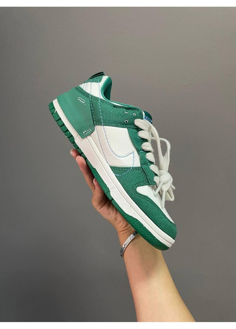 Білі Осінні кросівки чоловічі nike sb dunk low malachite найк сб данк No Brand