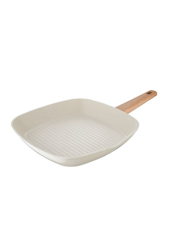 Сковорода гриль Naturally BG-34743-CR 28х28 см бежева Bergner (364101558)