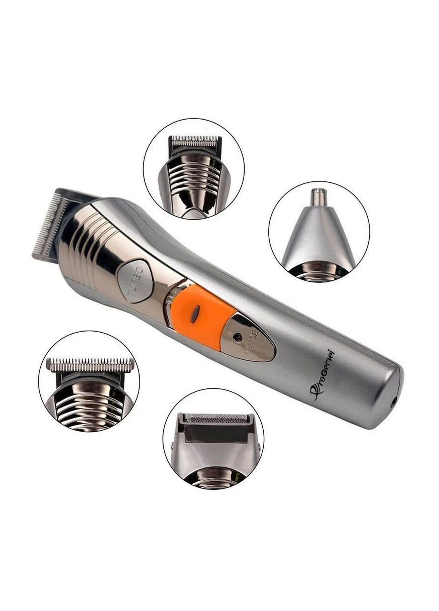 Машинка тример для стриження волосся 7в1 GM-580 Pro + Гребінець ProGemei (313110085)