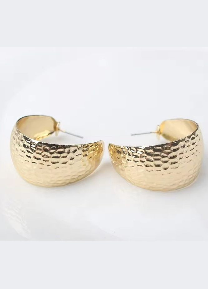 Сережки Широкі кільця No Brand (327274180)