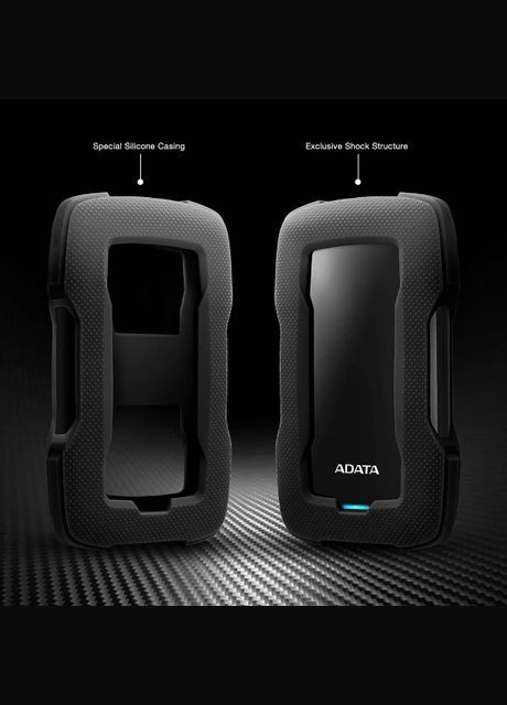 Жесткий переносной диск HD330 DashDrive Durable 5 TB USB 3.1 (AHD3305TU31-CBK) ADATA (315466175)