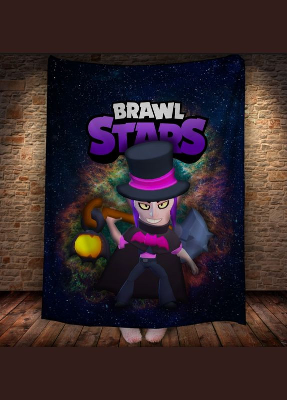 Плед з 3D принтом на тему Brawl Stars Герої Бравл Старс Перша Креативна мануфактура PERFECTUS Плед (301868835)