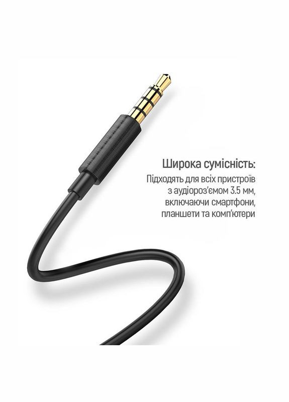 Гарнітура СolorWay Slim 3.5 mm Wired Earphone Blast 2 Black (CW-WD02BK) Colorway (336957379)