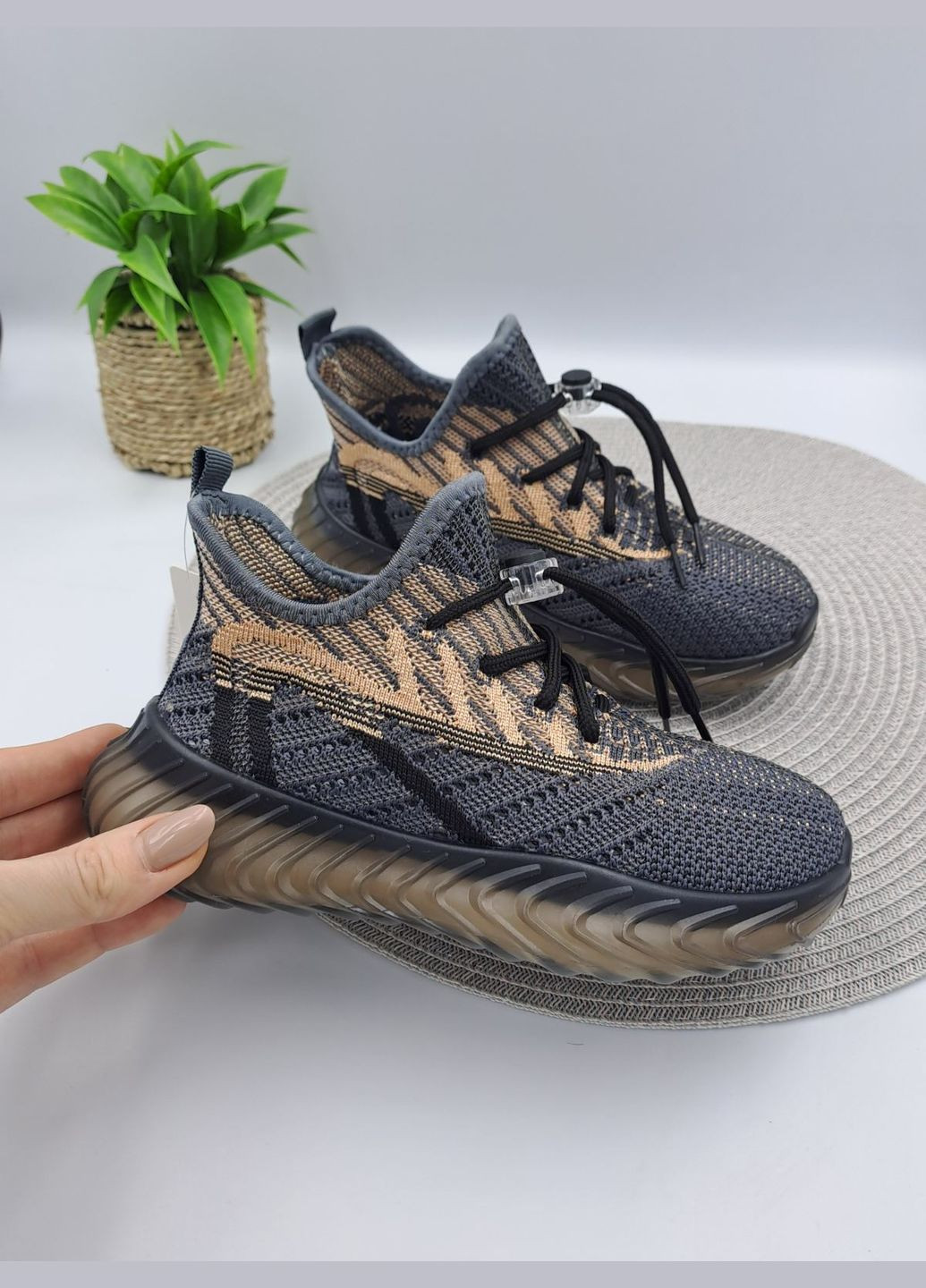 Сірі Літні текстильні кросівки, ізі том м для хлопчиків на гнучкій підошві Tom.M