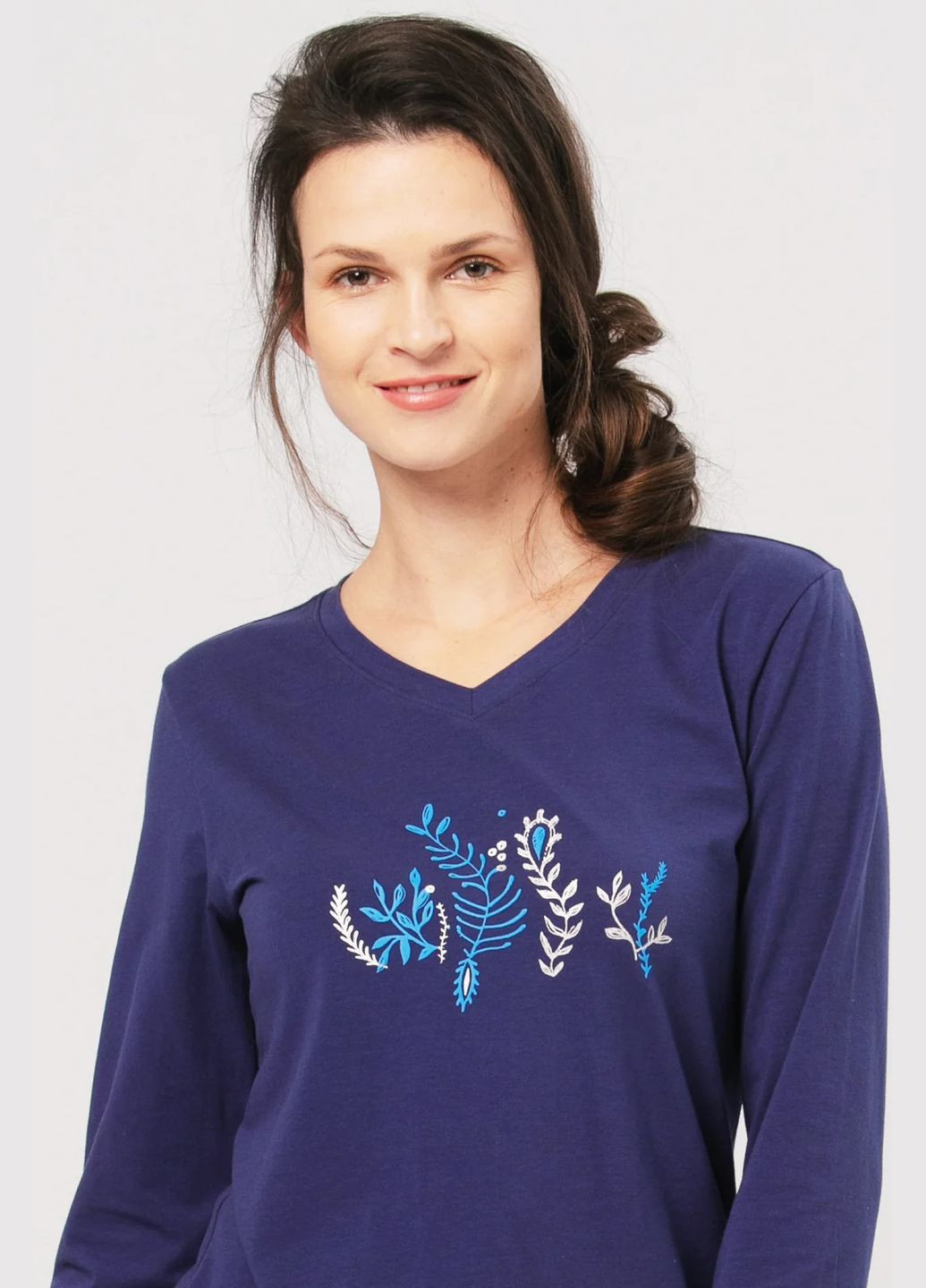 Персикова всесезон піжама жіноча вільного крою lns 793 кофта + брюки Key