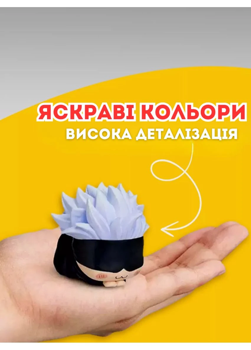 Набор фигурок Магическая Битва Jujutsu Kaisen аниме манга игрушки детские 4 шт 4 см Shantou (393633495)