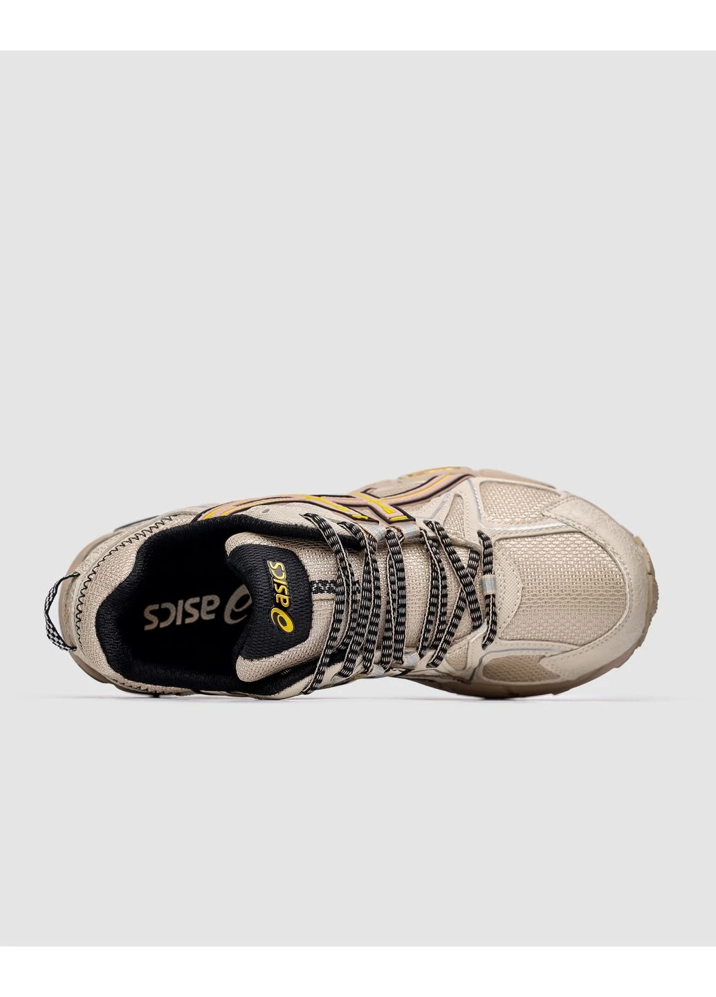 Бежеві кросівки чоловічі asics gel kahana 8 beige/gold асікс гель кахано 8 бежеві демісезон No Brand
