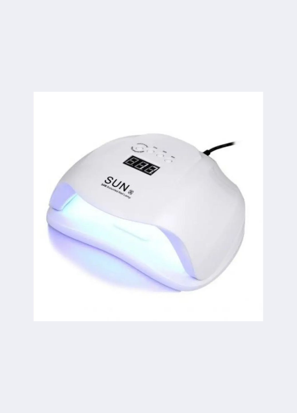 Лампа для сушки ногтей Sun X 54W LED Белый Digital (371357627)