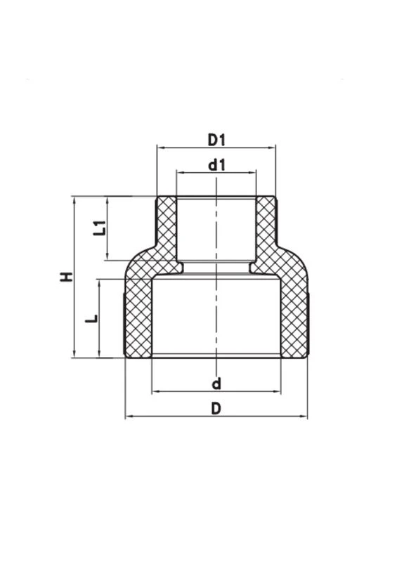 Муфта редукційна ВВ 110x63 PPR K0216.PRO (KP2581) KOER (315443800)