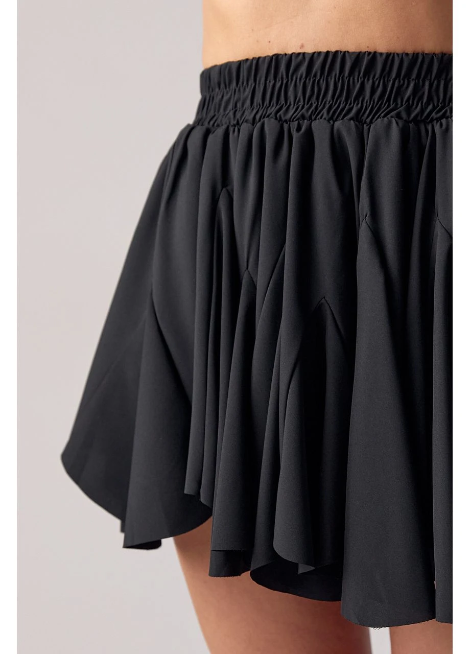 Черная однотонная юбка Lurex