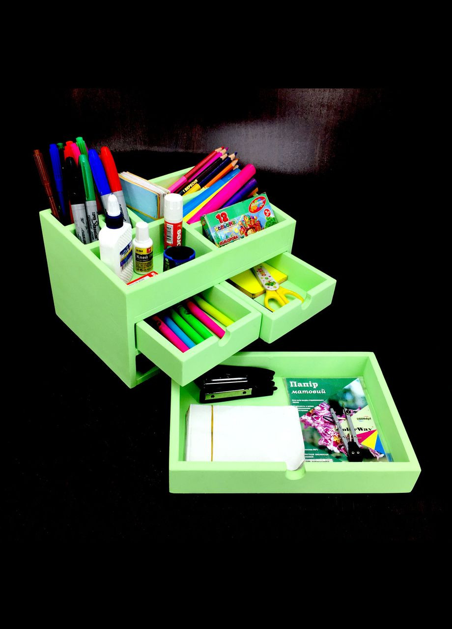 Настольный органайзер из дерева Огаст мохито (КНЦ-009053) No Brand (328227566)