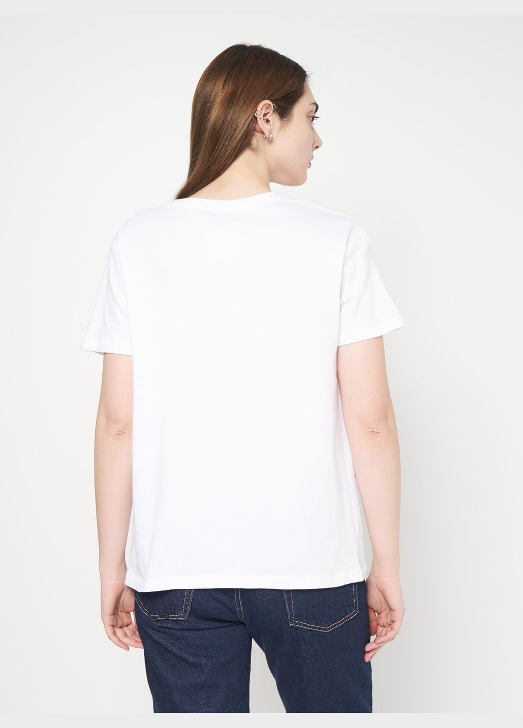 Біла футболка,білий з принтом,petit béguin Terranova