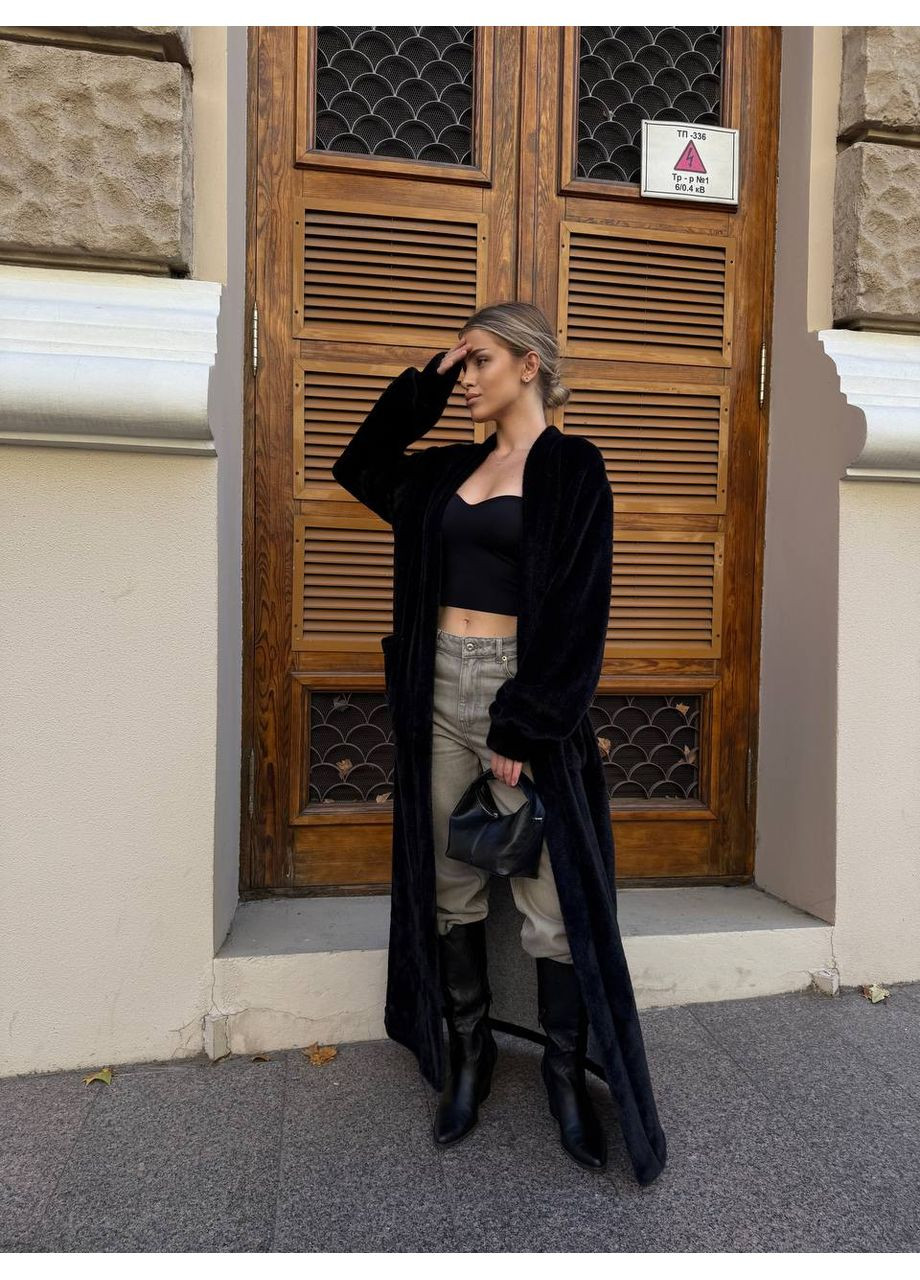 Жіночий кардиган довжини максі та вільного крою MonCher (360429035)