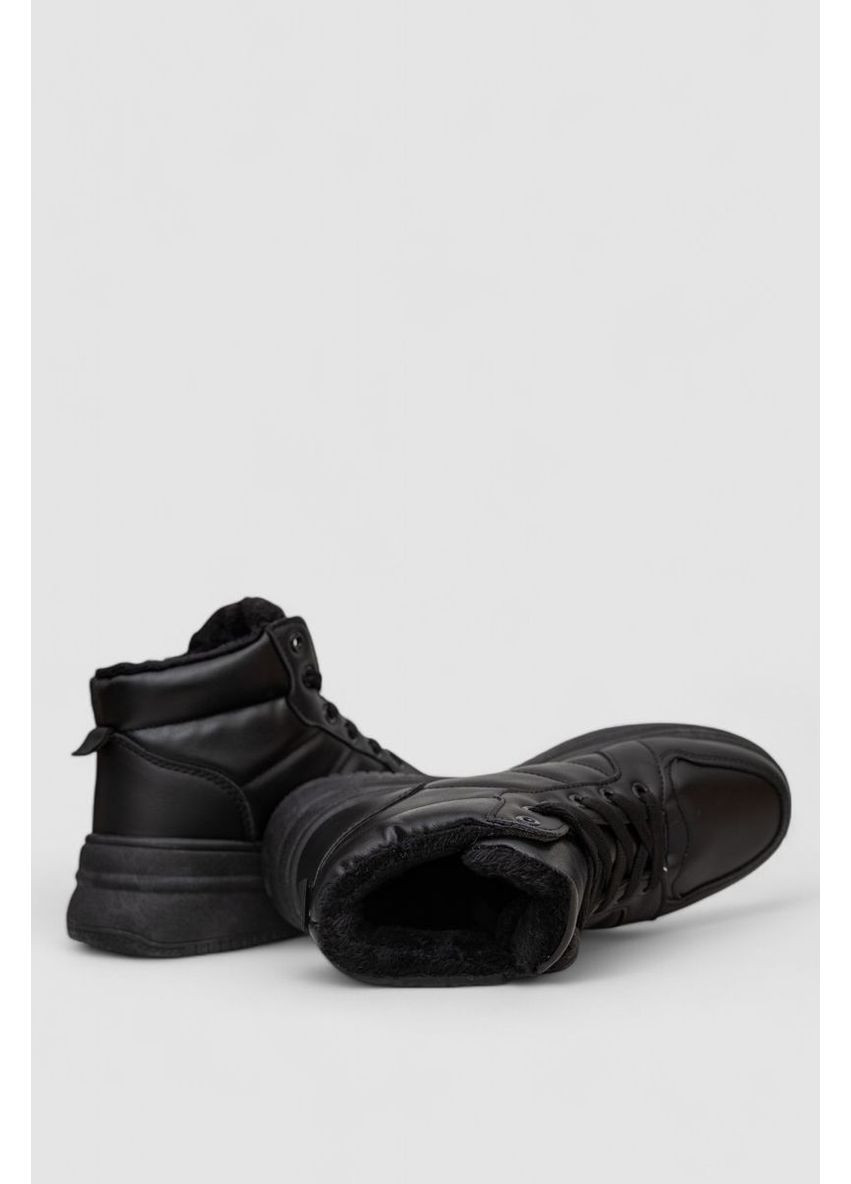 Кроссовки женские зимние на меху,, 248RAM013 Ager чёрные всесезоны (369972731)