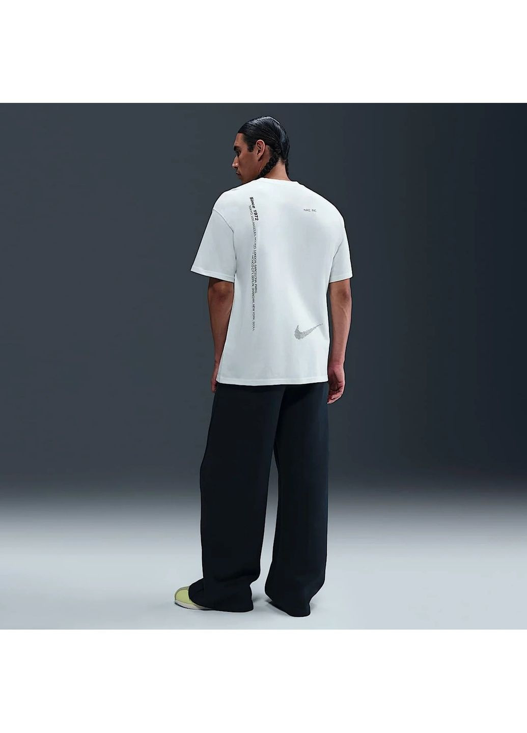 Біла футболка чоловіча m90 swsh white Nike