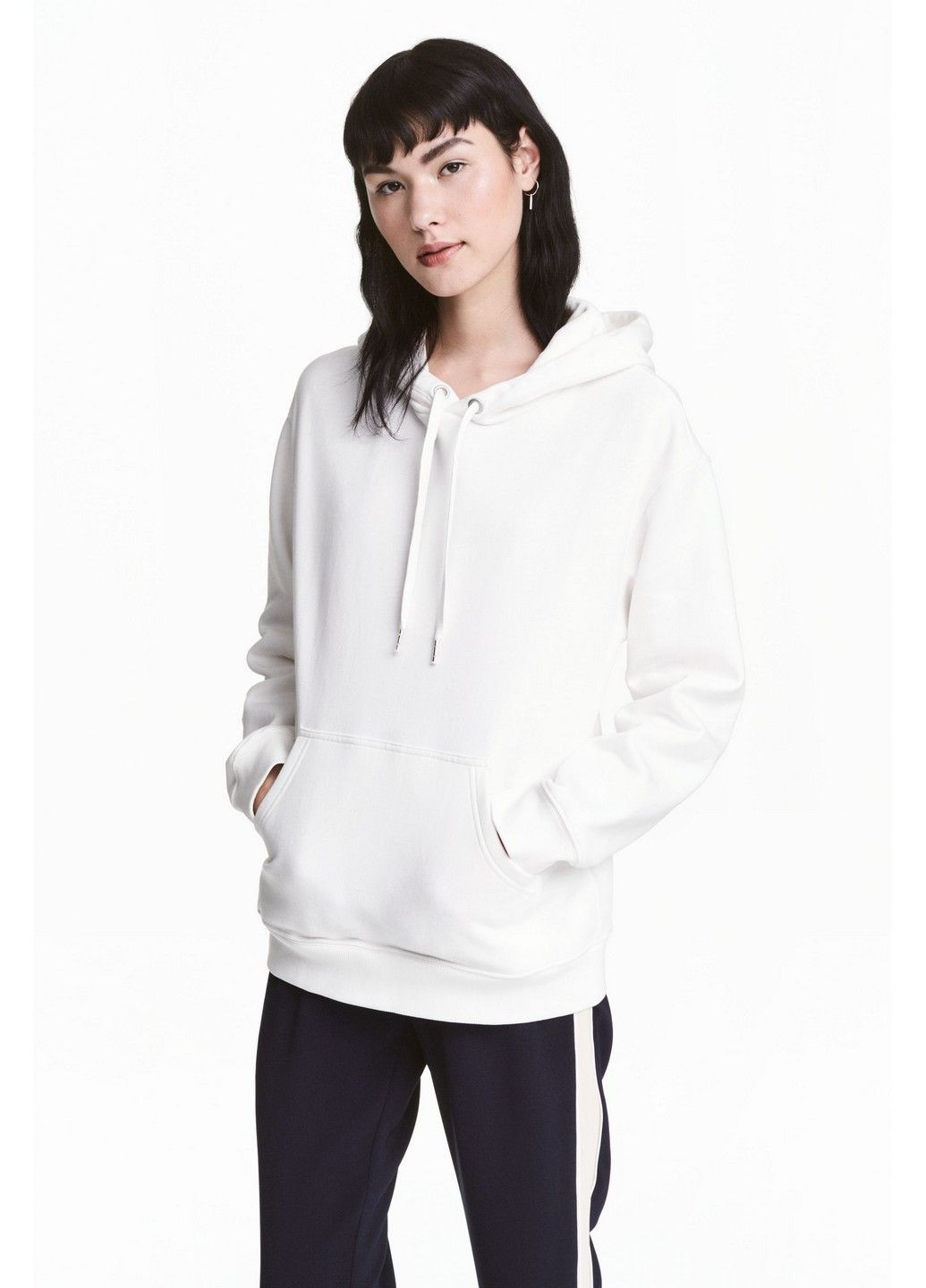 Худи оверсайз из хлопка H&M (358494595)