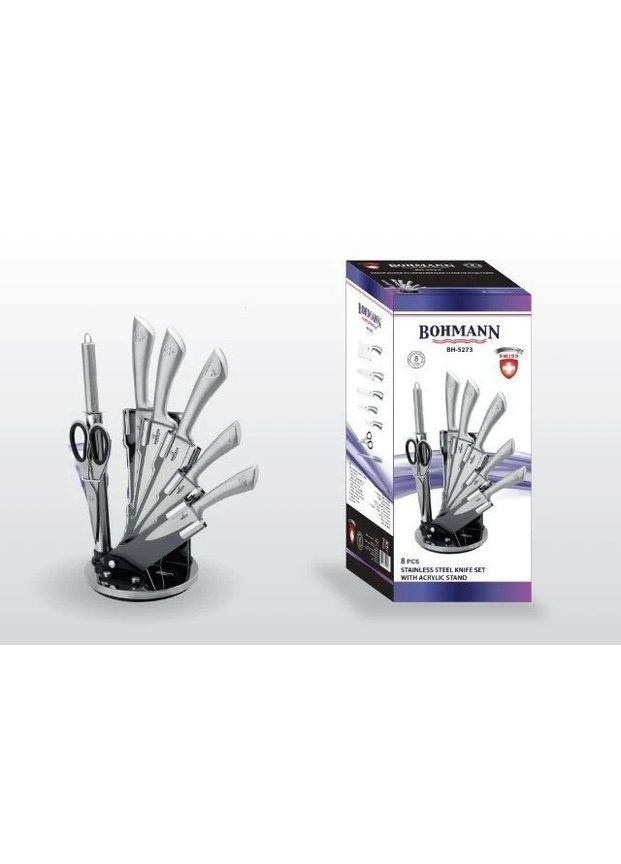 Набір ножів 8 предметів (BH-5273) Bohmann комбінований,