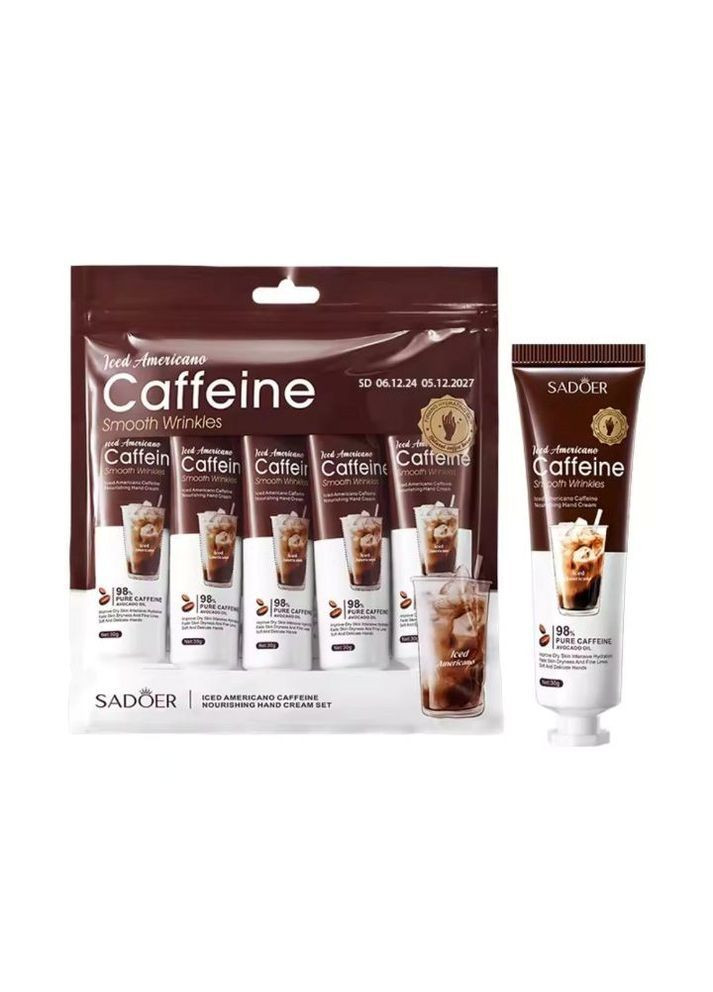 Подарочный набор увлажняющих кремов для рук Ice American Coffee 5 штук х 30 г No Brand (372481657)
