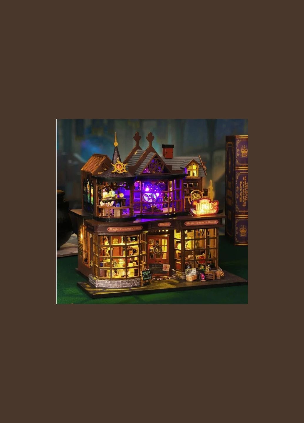 3D Румбокс House Дом сокровищ + Пылезащитный купол (ES016-B) No Brand (351869599)