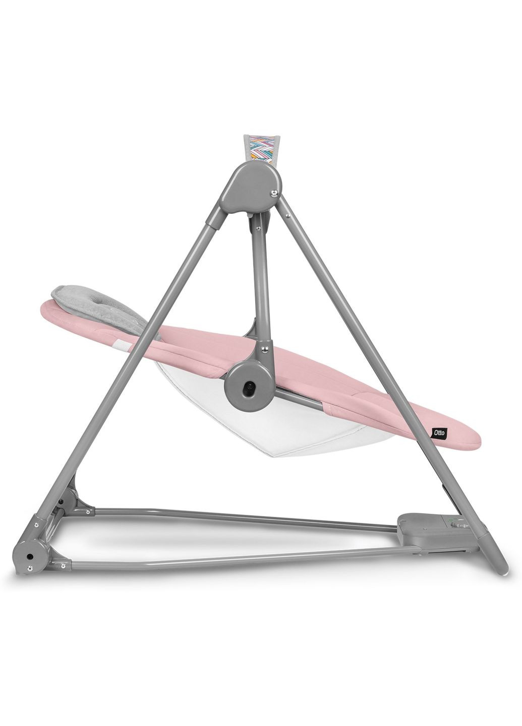 Кресло-качели Otto Pink Baby с игровой дугой, розовое () Lionelo LO-OTTO PINK BABY (328394148)