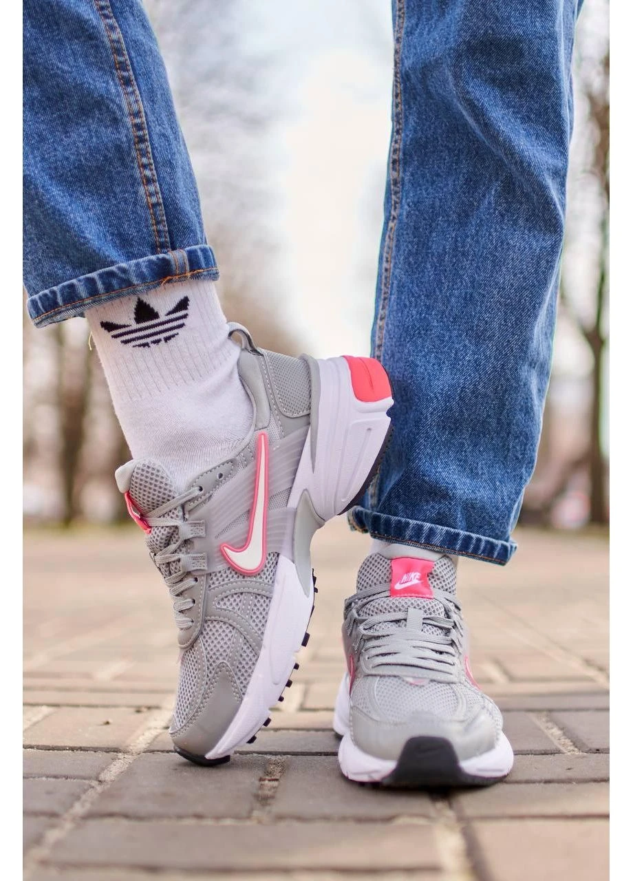 КРОССОВКИ ЖЕНСКИЕ NIKE RUNTEKK GREY PINK НАЙК РАНТЕК СЕРЫЕ No Brand серые демисезоны (391065718)