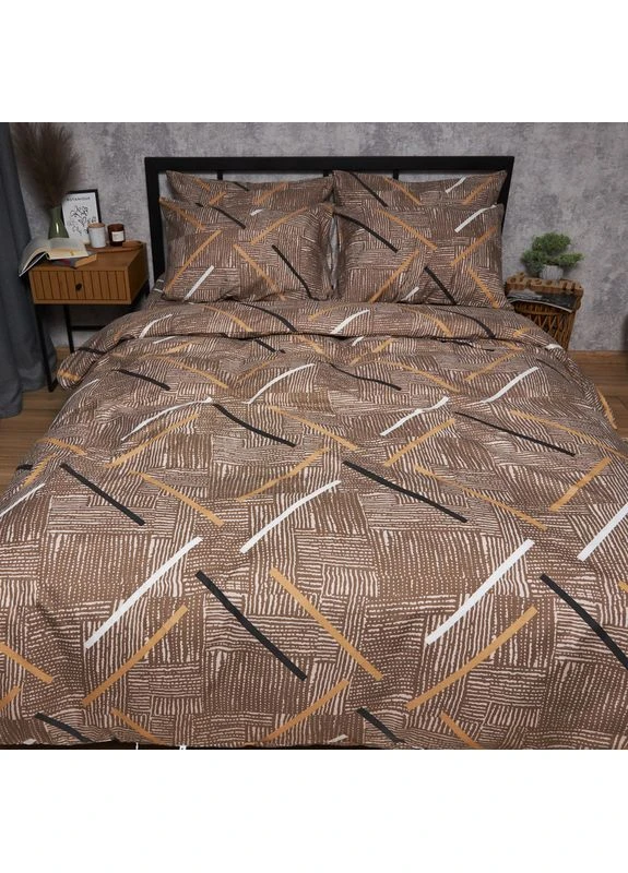Комплект постільної білизни Микросатин Premium «» King Size 220x240 наволочки 2х50х70 (MS-820008016) Moon&Star Terra Style (356113012)