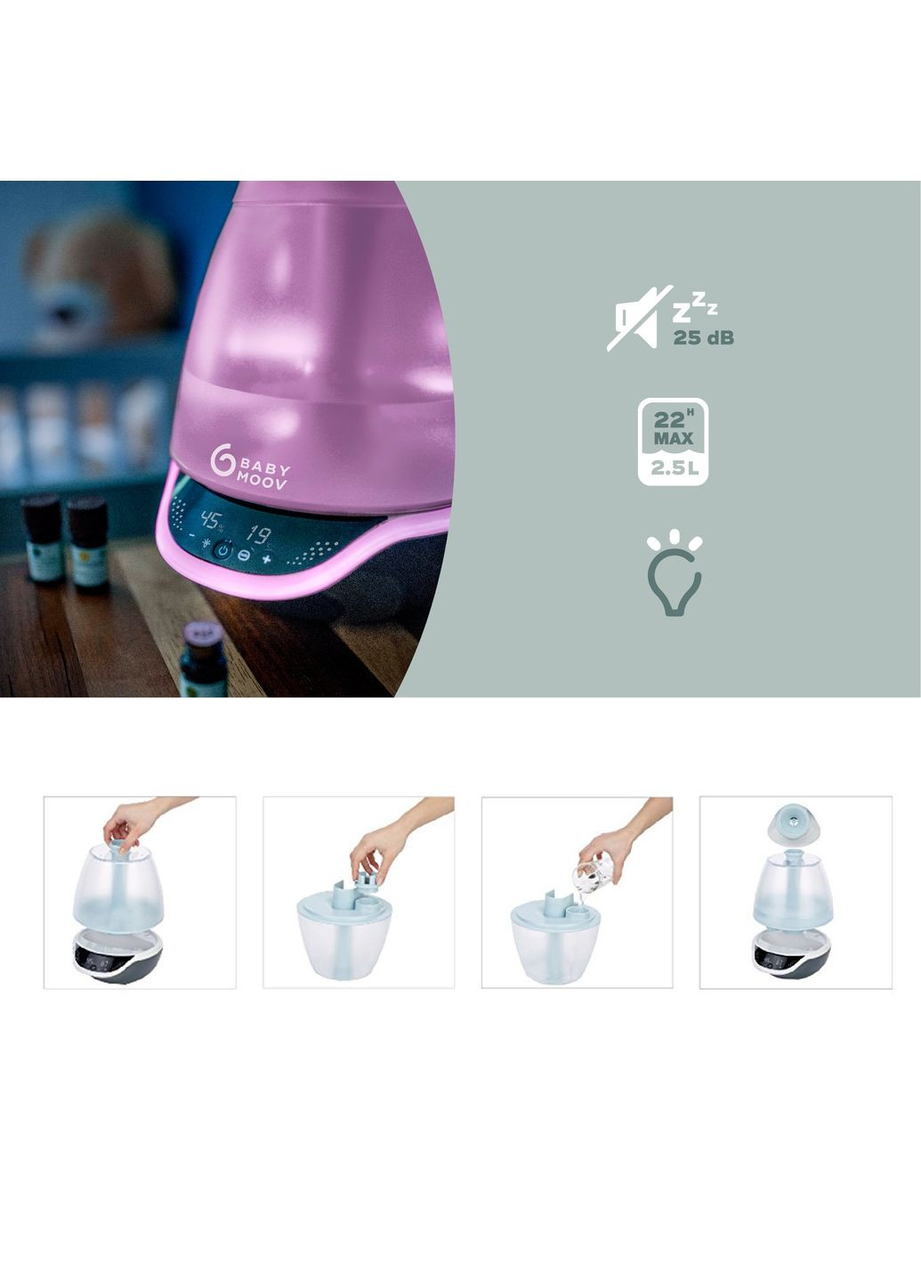 Увлажнитель воздуха Hygro+ () Babymoov A047011 (332944160)