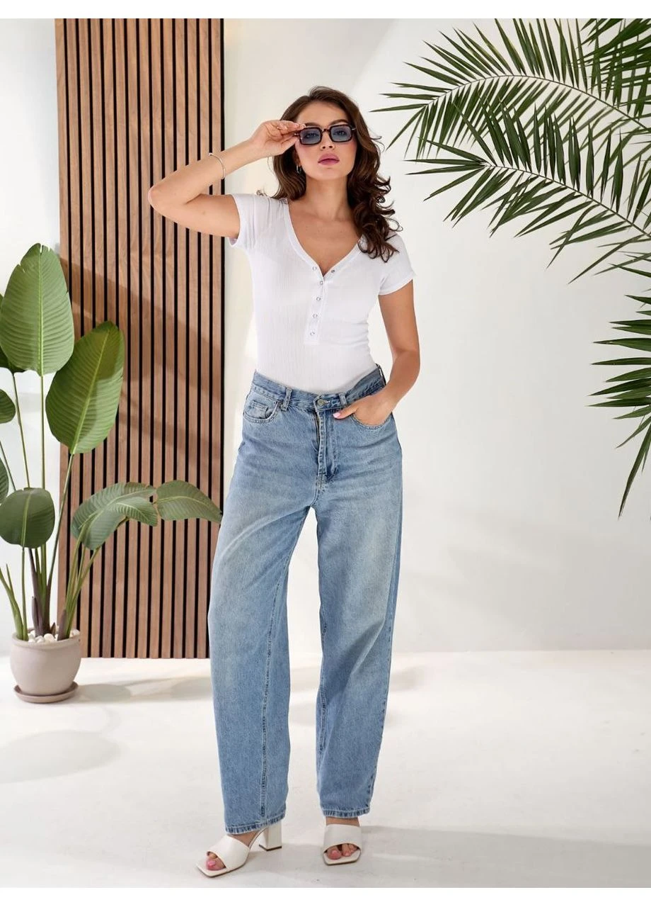 Боді з кнопками на грудях Fashion (390300958)