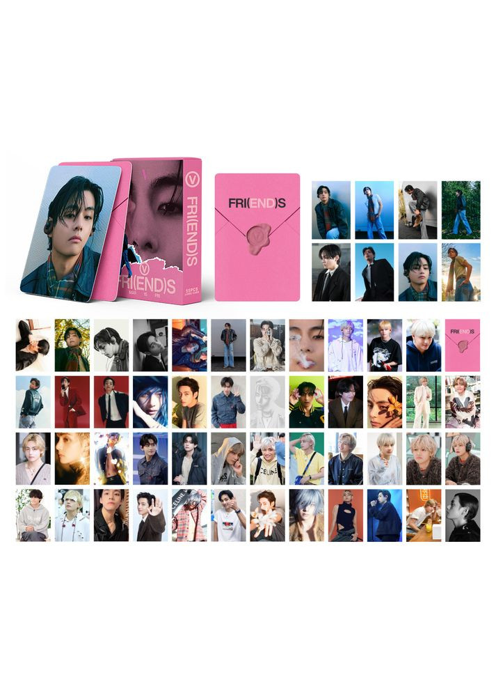 Набор кпоп карт с Техеном Friends ( 55 шт ) No Brand (325880544)