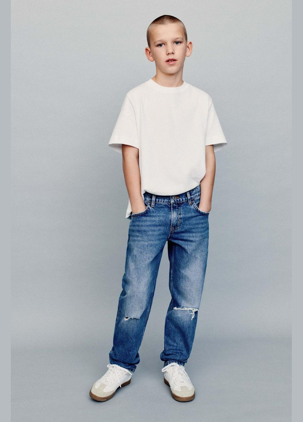 Підліткові джинси Loose Fit 1879/642 Блакитний Zara (293502027)