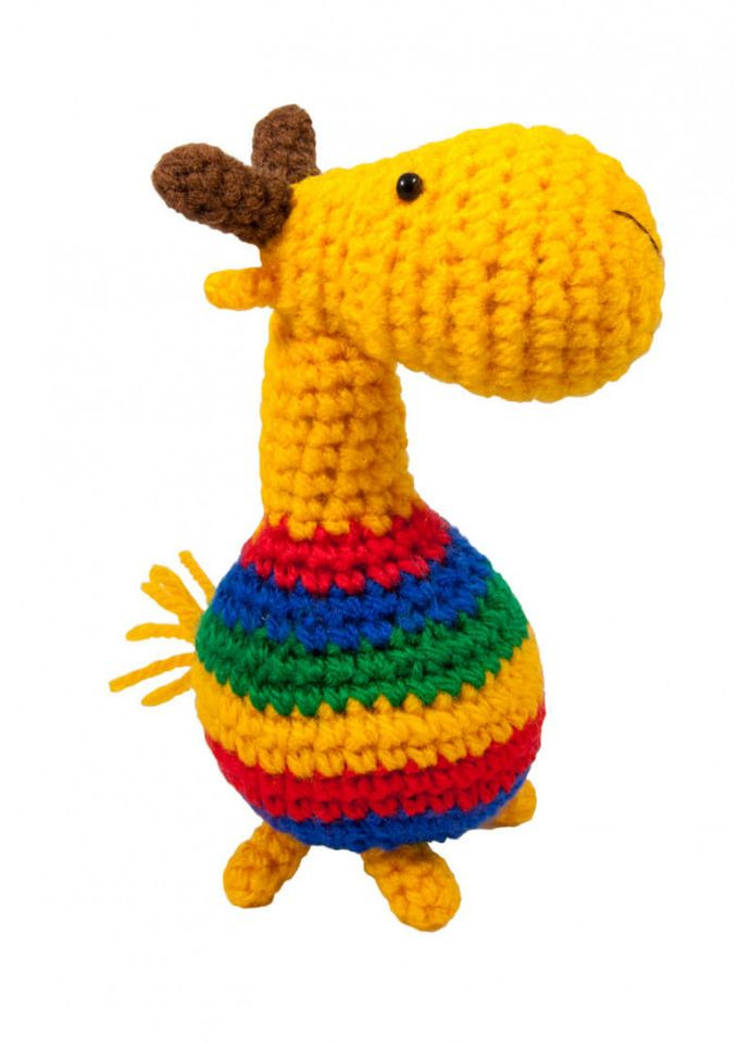 Детский набор для вязания крючком "Жирафчик" (ВК004) BK-004 от 8 лет УМНЯШКА (304999058)