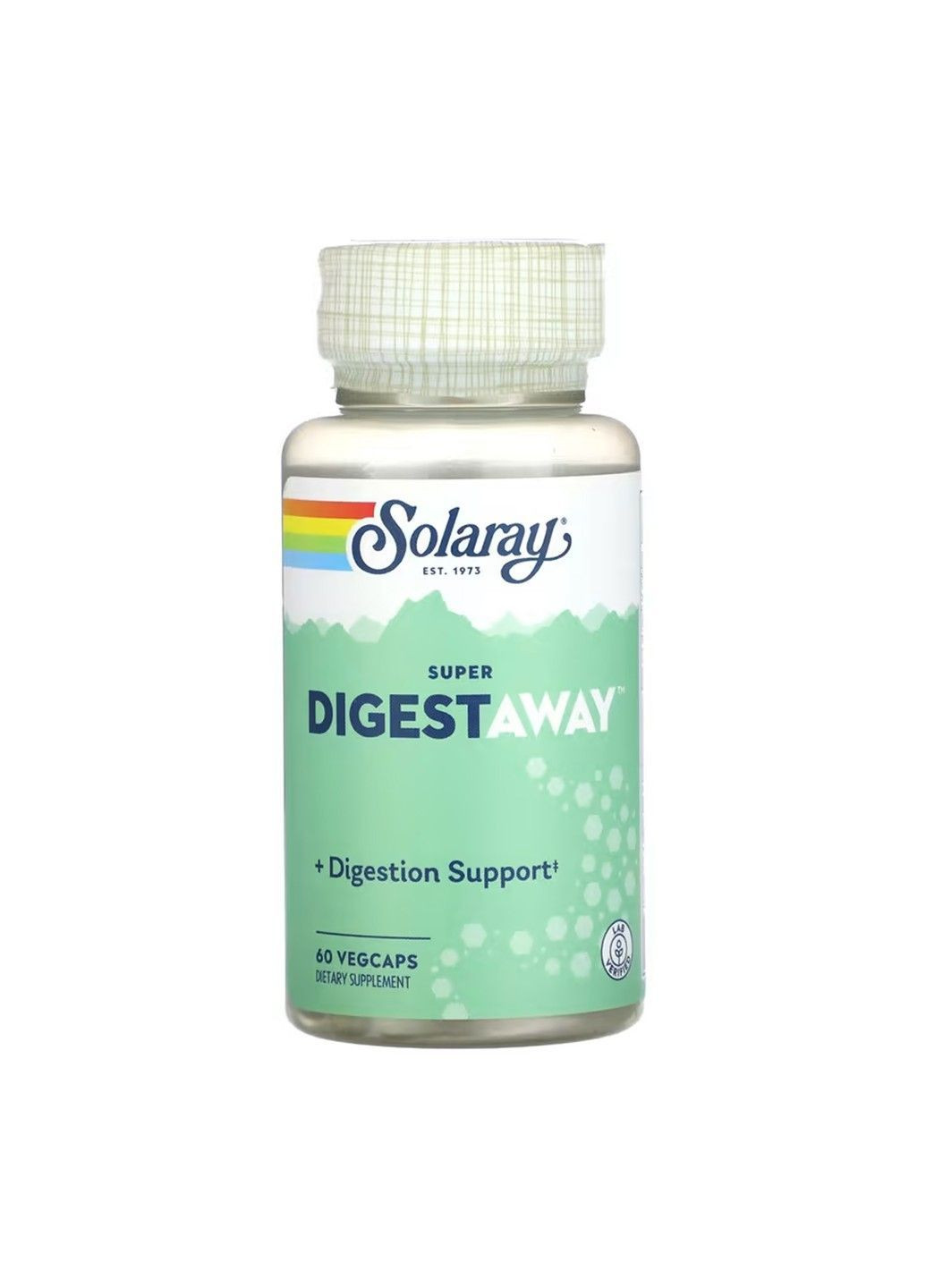 , Super Digest Away`` 60 вегетарианских капсул Solaray (366667503)