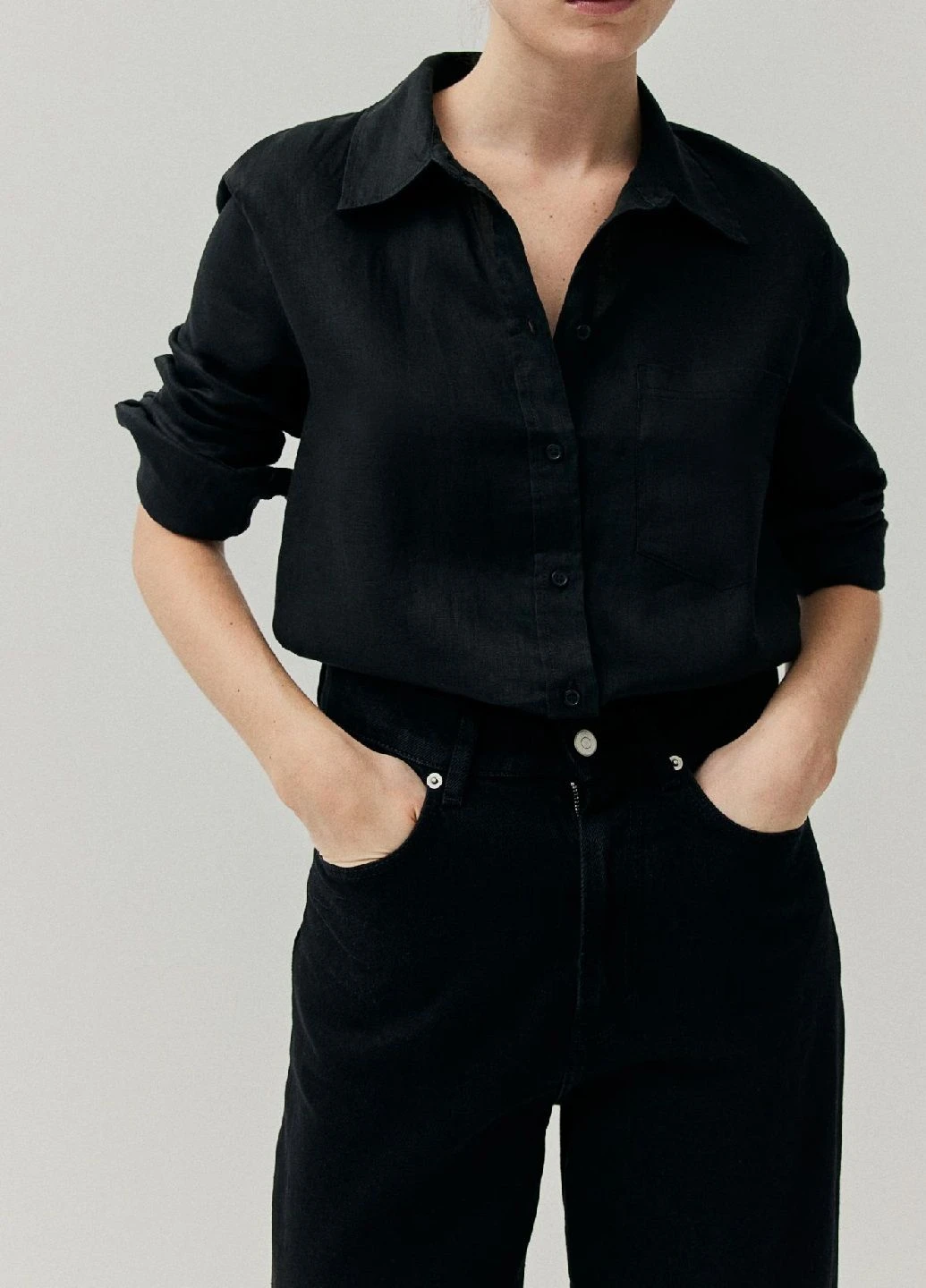 Чорна блузка H&M