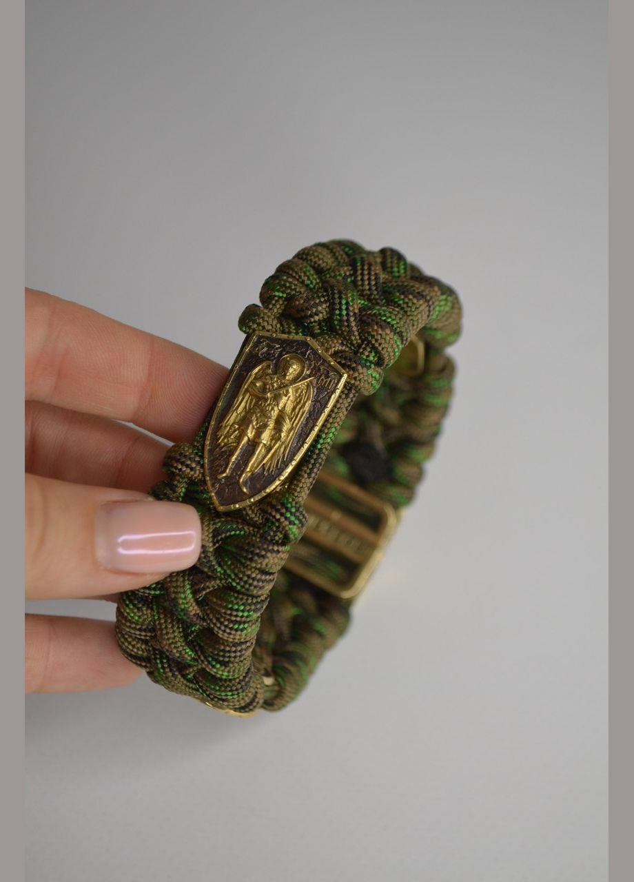 Браслет с застежкой молитва Герб Архангелом и Николаем Чудотворцем + брелок в подарок No Brand (341738840)