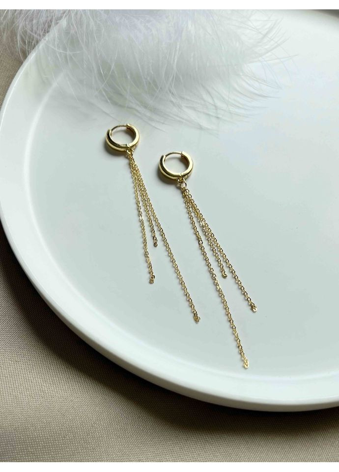 Серьги с цепочками 5159 LeBijou (367580527)