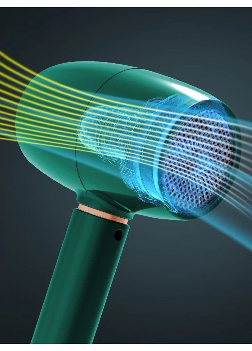 Дорожний фен Kemei Km-8228 з іонізацією No Brand (332637593)