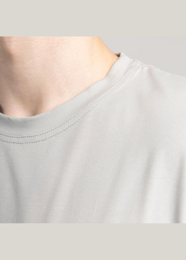 Фісташкова чоловіча класична футболка однотонна фісташкова з коротким рукавом No Brand