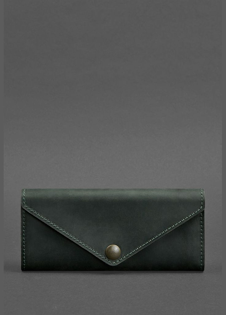 Жіночий шкіряний гаманець Керрі 1.0 зелений Crazy Horse (A-026177) BlankNote (328444925)