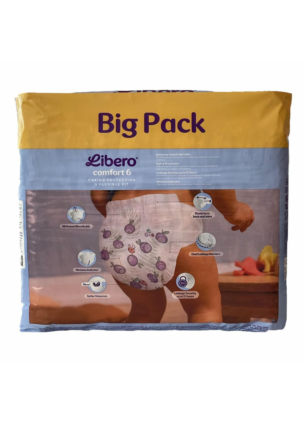 Дитячі підгузники Comfort 6 13-20 кг 80 шт (110170487) Libero (369458284)