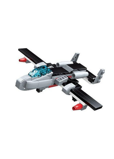 Конструктор 1418Q1-8 военный транспорт 74-101 деталь Самолет Звуковая волна Qman (304409783)