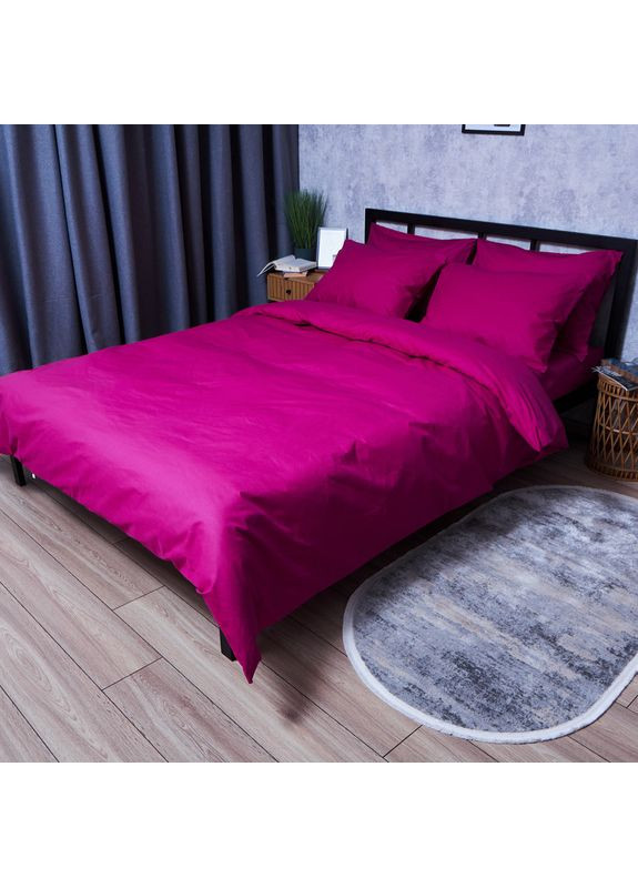 Комплект постельного белья Бязь Gold Люкс «» Полуторный Евро 160х220 наволочки 4х70х70 (MS-820006254) Moon&Star Crimson Elegance (356115546)