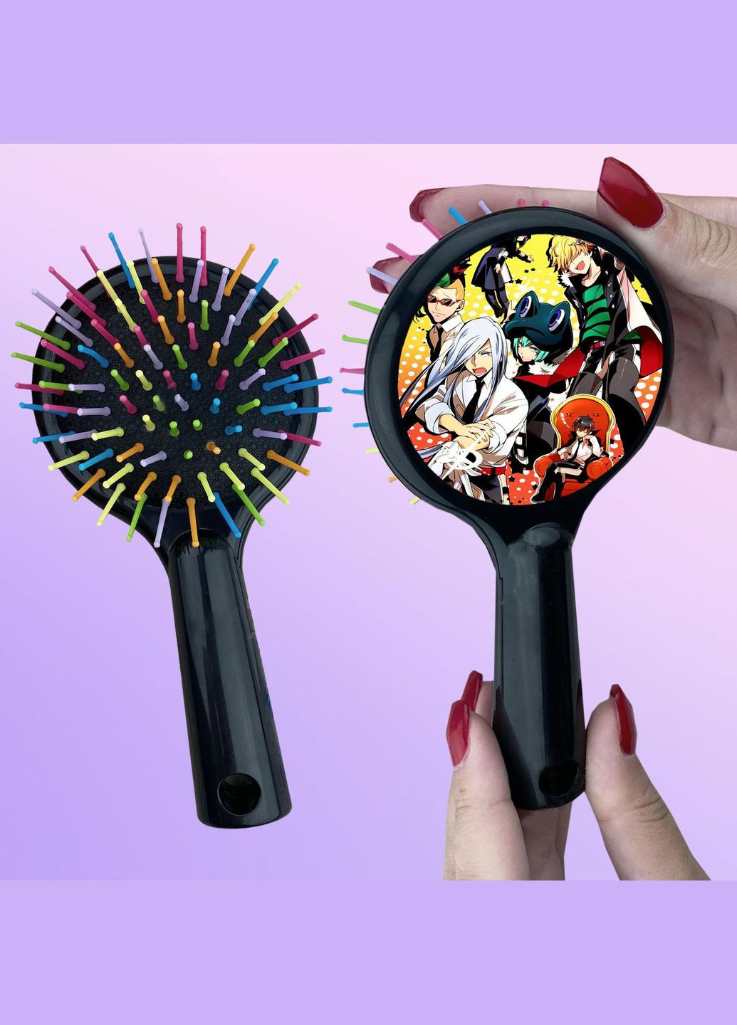 Гребінець для волосся Аніме Вчитель мафіозі реборн #0001 чорний No Brand (315043355)