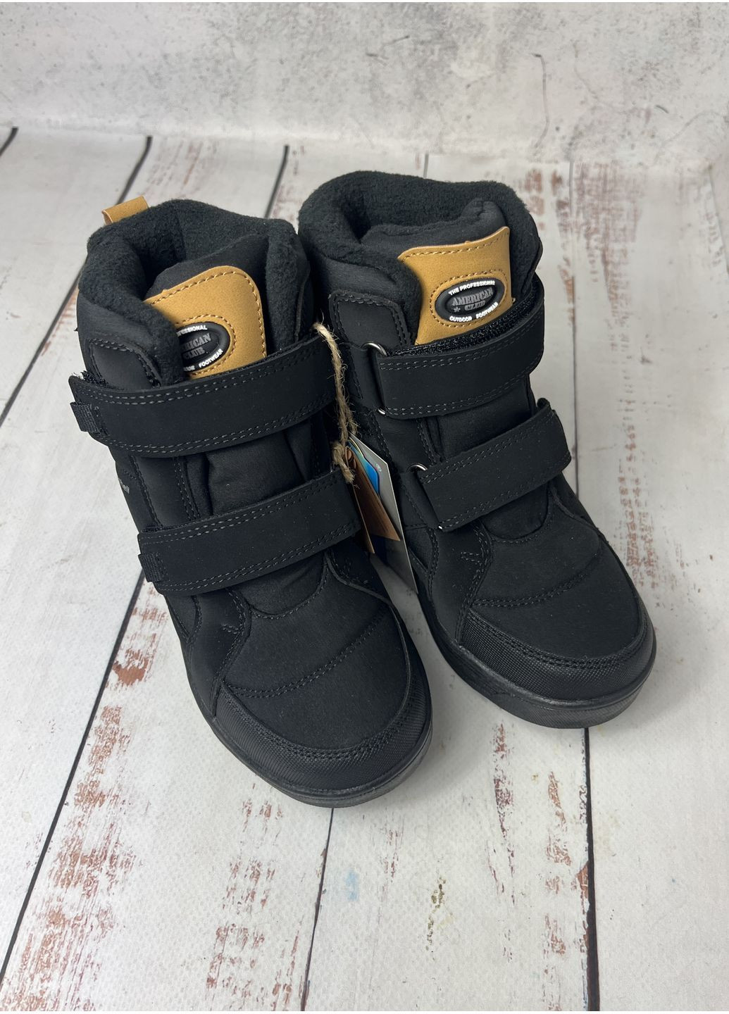 Термочеревики зимові на хлопчика SOFTSHELL Чорний (718) American Club (365578642)