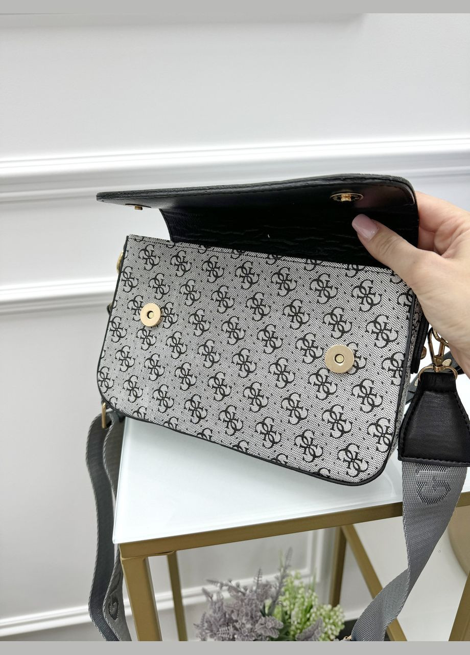 Сумка жіноча сірий крос боді через плече No Brand (322464326)