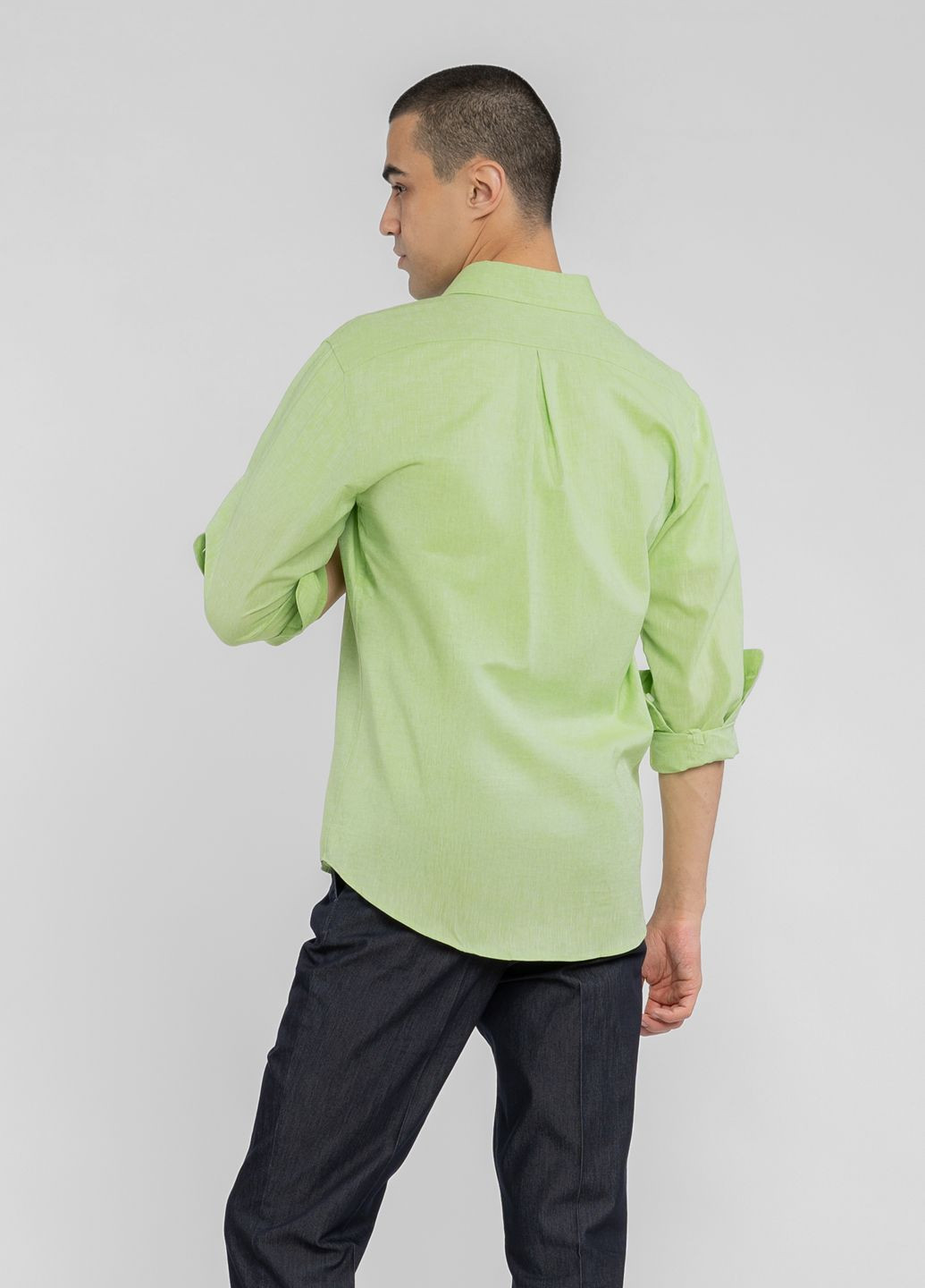 Зеленая кэжуал рубашка Arber